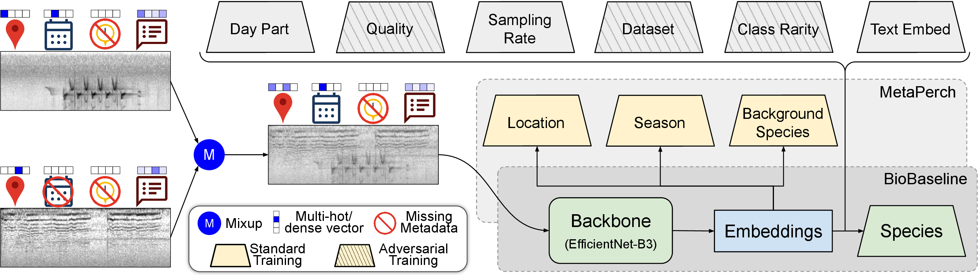Figure 3: Method diagram. Overview of BioBaseline and MetaPerch.