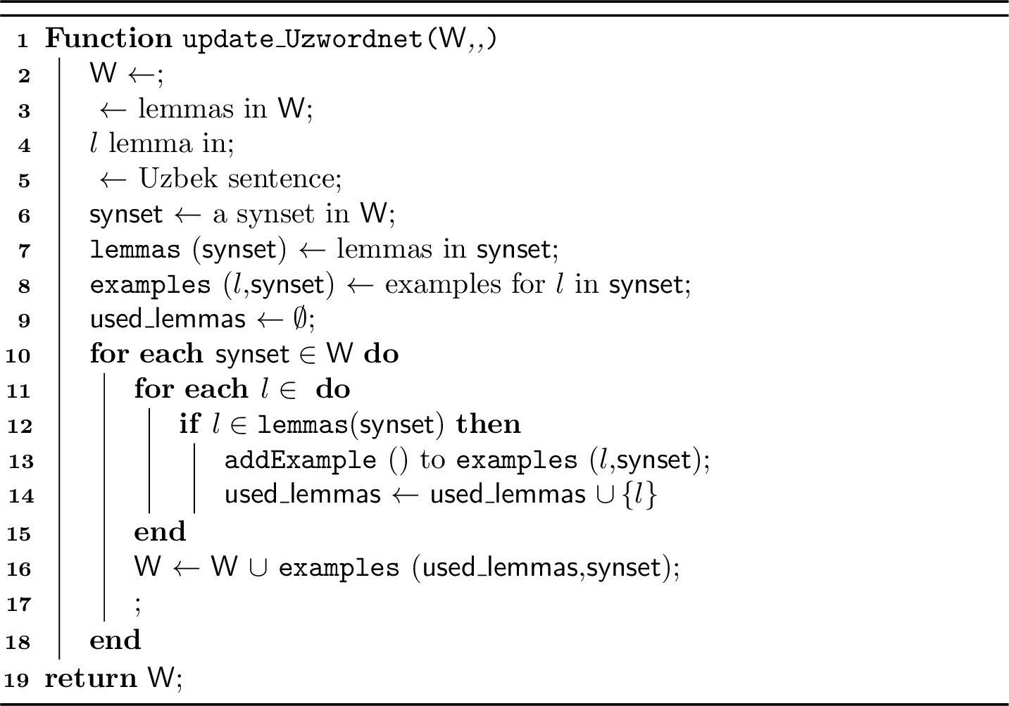 Figure 5: Update UzWordnetwith sample sentences (Game 2).
