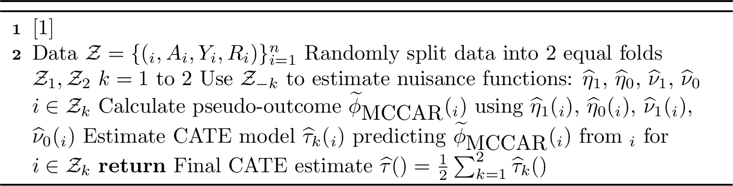 Figure 7: DR-MCCAR