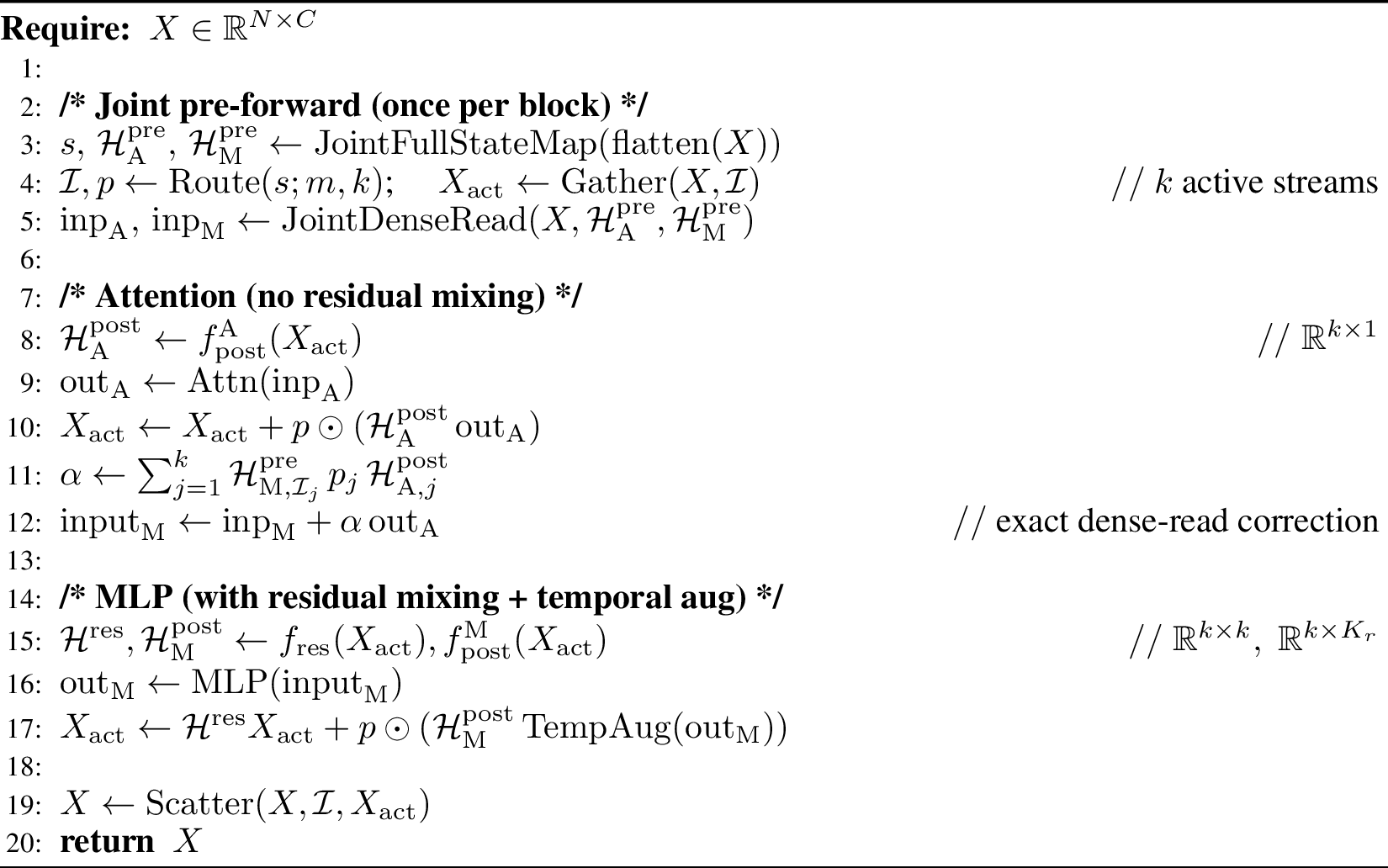 Figure 7: xHC-Flash: one Transformer block