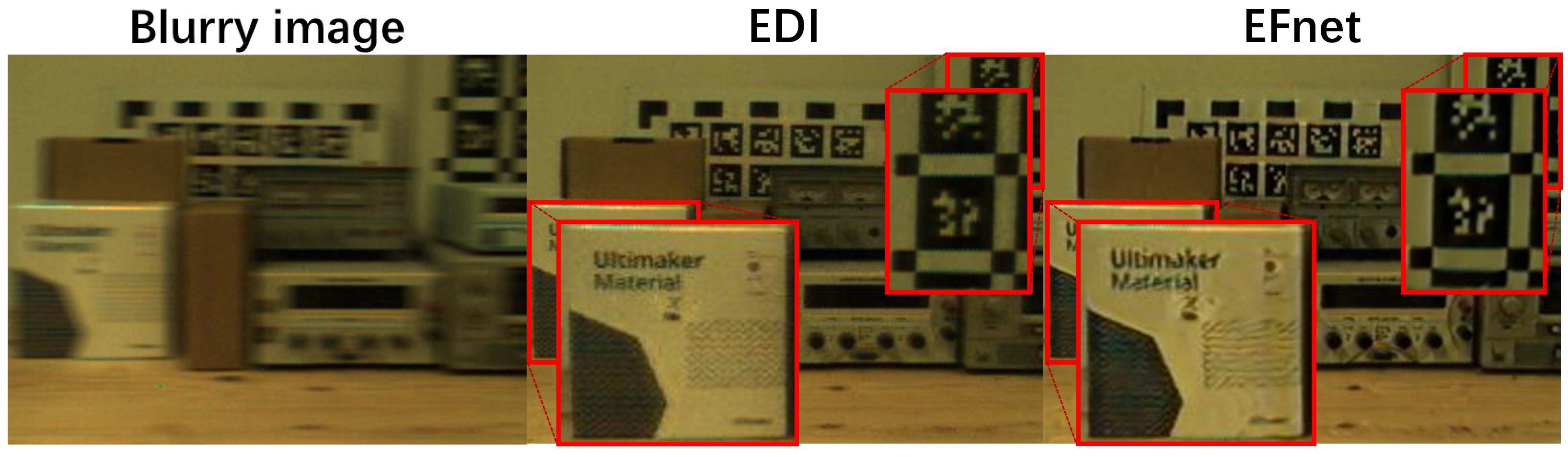 Figure 5: The two priors used in JADE-GS. EDI preserves sharper boundaries but drifts and adds noise; EFNet produces cleaner texture but can smooth fine structure. This complementary behavior motivates the fusion design.
