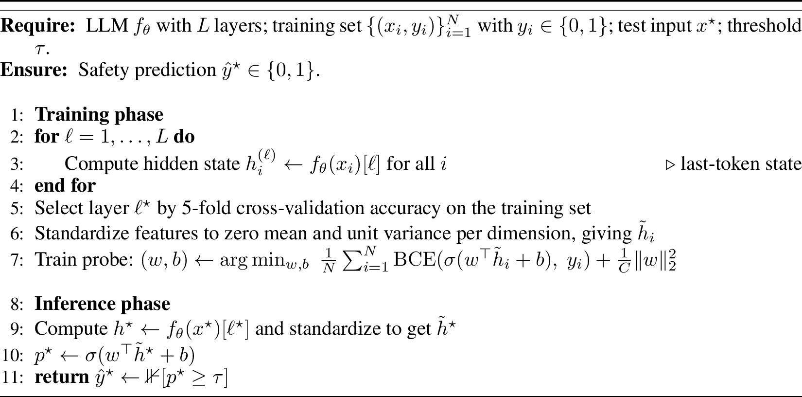 Figure 5: PRISM: Linear Probing for Physical Safety