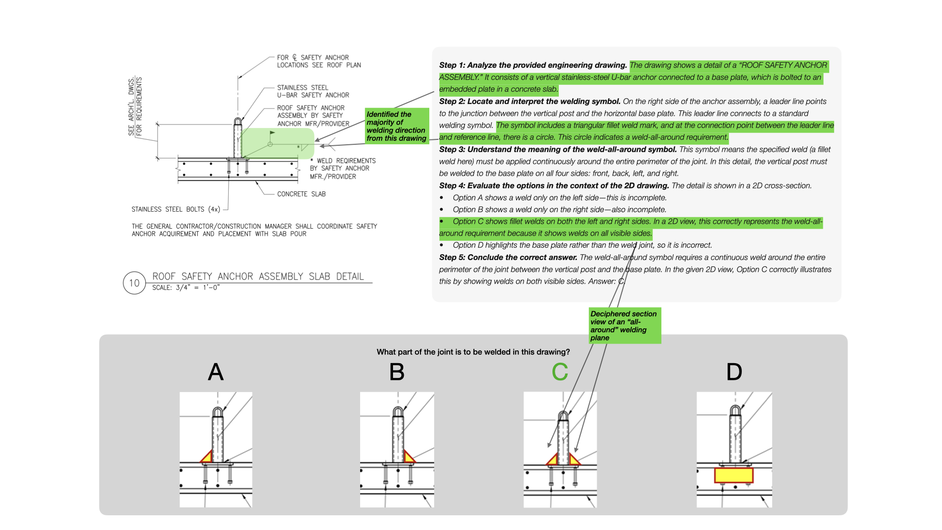 Figure 13: Original example on “all-around" welding example (Gemini-2.5-pro).