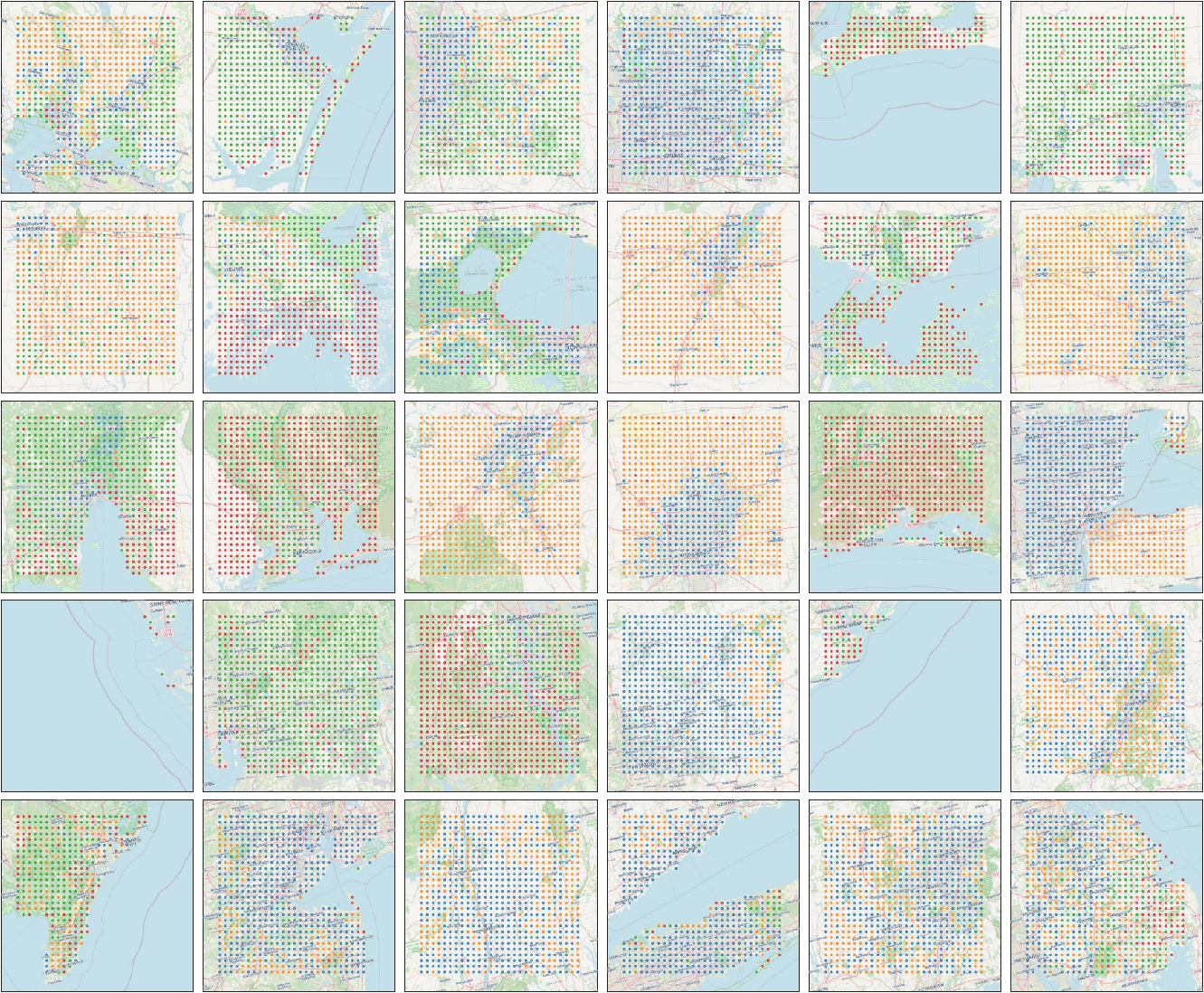 Figure 10: Learned modulator clustering for all 30 held-out cells. See §5.3.