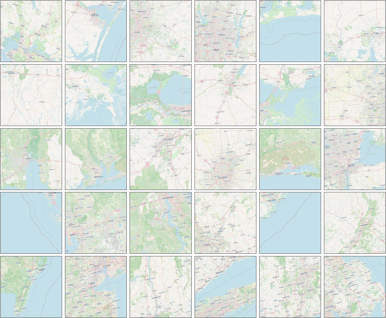 Figure 8: Basemaps of all 30 held-out cells, paired with the modulator kernels in Figure 10